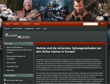 Tablet Screenshot of gamermezzo.de